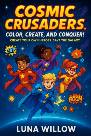 Cosmic Crusaders: Color, Create, and Conquer!